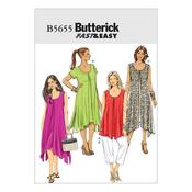 B5655 Misses'/Women's Top, Dress and Pants - 8-10-12-14-16 image