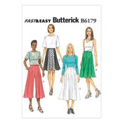 B6179 Misses' Skirt and Culottes - 6-8-10-12-14 image