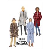 B6250 Misses' Jacket, Coat and Wrap - XSM-SML-MED image