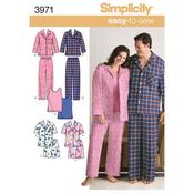 S3971 Women's &amp; Men's Plus Size Sleepwear - AA (S-M-L) image