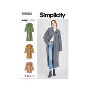 S9684 Misses' Hooded Coats and Jacket with Length Variations - U5 (16-18-20-22-24) image