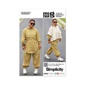 S9687 Misses' Jacket, Poncho and Pants by Mimi G - K5 (8-10-12-14-16) image