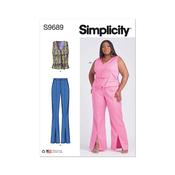 S9689 Misses' and Women's Vest and Pants - M1 (10-12-14-16-18) image