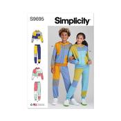 S9695 Girls' and Boys' Hoodie and Jogger Set image
