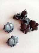 Baby Elephant buttons (14mm) - Grey