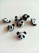 Panda head buttons (18mm) image