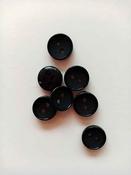 Ring edge buttons (11mm) - Black