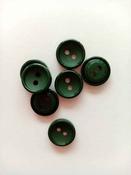 Ring edge buttons (11mm) - Dark Green