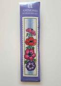 "Anemones" Bookmark Cross-Stitch Embroidery Kit image