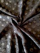 Black chiffon with glitter circle motif image