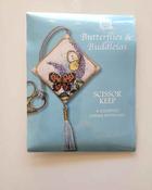 "Butterflies and Buddleias" scissor keep cross-stitch embroidery kit image