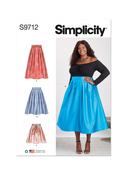 S9712 Women's Skirts - W3 (30W-32W-34W-36W-38W) image