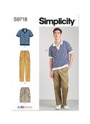 S9718 Men's Knit Top, Cargo Pants and Shorts - BB (48-50-52-54-56) image