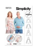 S9723 Unisex Dual Port Access Chemo Top and Hoodie image