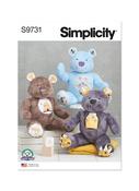 S9731 Stuffed Bear by Carla Reiss Design image
