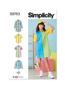 S9763A Girls' Shirtdresses, Shirts and Hat