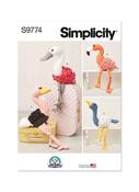 S9774OS Decorative Plush Birds by Carla Reiss Design image