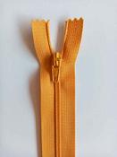 Nylon dress and skirt zips: yellow/orange - Apricot Orange / 16" (40cm)