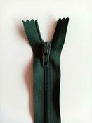 Nylon dress and skirt zips: greens - Forest Green / 8" (20cm)