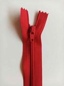 Nylon dress and skirt zips: pinks/reds - Red / 16" (40cm) image