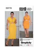 S9778 Misses' Knit Dress in Two Lengths by Mimi G Style - Y5 (18-20-22-24-26) image