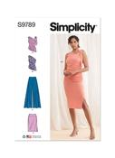 S9789 Misses Knit Tops, Pants and Skirt - D5 (4-6-8-10-12) image