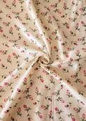 Rose &amp; Hubble 100% cotton poplin, "Rose Bud" (ivory) image
