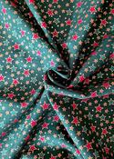 Rose &amp; Hubble 54" 100% Cotton, "Starfall" (green) image