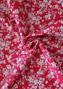 Rose &amp; Hubble 100% cotton poplin, "Summer Breeze" (red) image