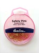 Brass safety pins, 20mm (box 50) image