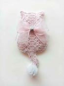 Cute crochet kittie patches - Pink image