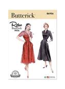 B6956 Misses' Dress with Sleeve Variations - Y5 (18-20-22-24-26) image