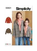 S9831 Children's and Girls' Jacket in Two Lengths - 7-8-10-12-14 image