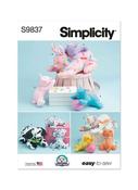 S9837 Plush Animals by Carla Reiss Design image
