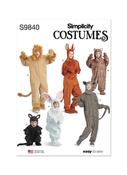 S9840 Children's and Adult's Animal Costumes - AA (3-4-5-6-7-8) image