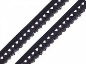 Decorative elastic (15mm) - Black image