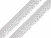 Decorative elastic (15mm) - Silver image
