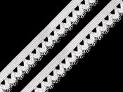 Decorative elastic (15mm) - White image