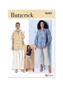B6982 Misses' Tunics and Jeans - Y5 (18-20-22-24-26) image