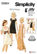 S9884 Misses' Dress in Two Lengths - U5 (16-18-20-22-24) image