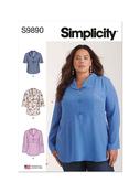 S9890 Women's Tops - W3 (30W-32W-34W-36W-38W) image