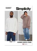S9897 Unisex Sweatshirt in Two Lengths By Norris Danta Ford image