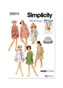 S9914 Misses' Beach Cover-Up and Robe image