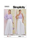 S9925 Misses' Pants, Knit Shrug and Top - H5 (6-8-10-12-14) image