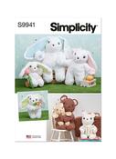S9941 Plush Bears and Bunnies in Three Sizes image