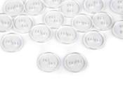 Transparent two-hole buttons, 11mm image