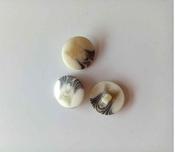 Arran dome shank buttons, 23mm image