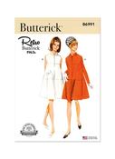 B6991 Misses' Dress with Sleeve Variations - Y5 (18-20-22-24-26) image