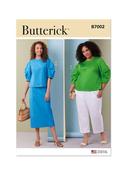 B7002 Misses’ and Women's Top, Skirt and Pants - BB (20W-28W) / butterick