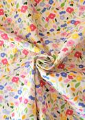 Rose &amp; Hubble cotton poplin print, "Rockery Splash" image